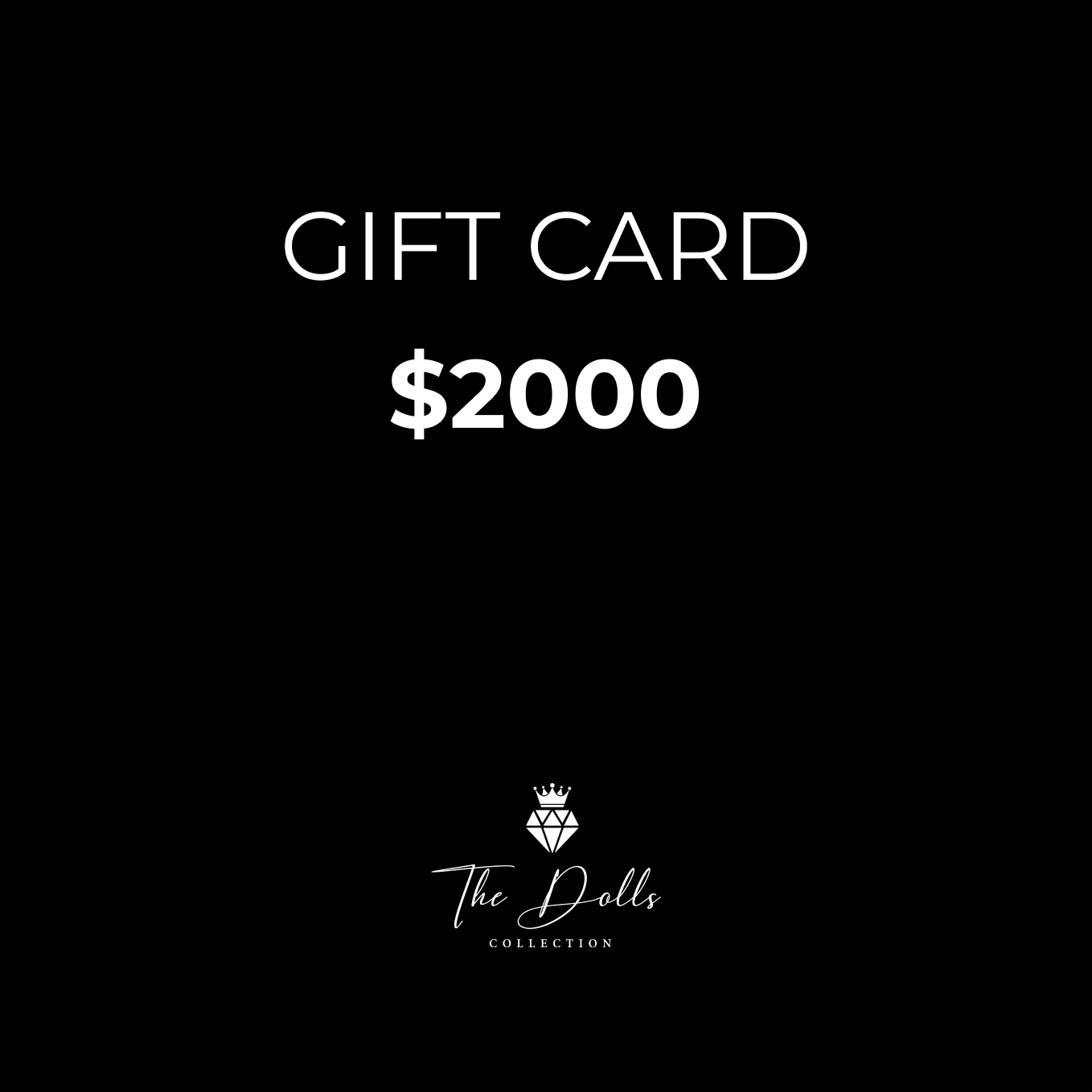 Gift Card – $2000